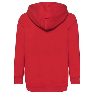 Fruit of the Loom Kinder/Kids Klassieke Hoodie (Rood)