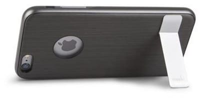 Moshi, Hoesje geschikt voor iPhone 6 Plus / 6S Plus - iGlaze Hardcase met KAMELEON Standaard, Zwart