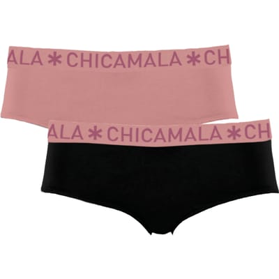 Chicamala – Meisjes Briefs – 2 Pack – Normale Lengte – Onderbroek Meisjes – Kinderkleding – Meisjes Ondergoed – 95% Katoen – Meisjeskleding