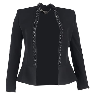 Stella McCartney Versierde Blazer in Zwarte Wol
