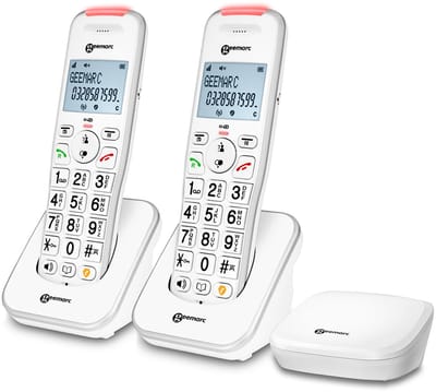Geemarc Liberty 200 Twin DECT telefoon – 2 handsets – versterkt geluid tot 30dB