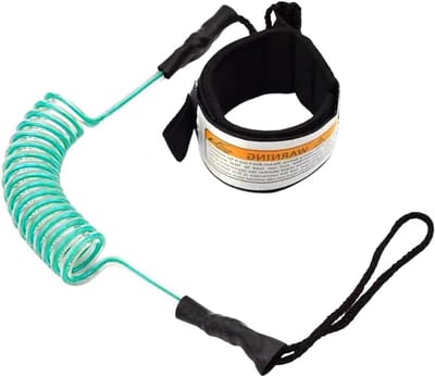 Verstelbare Surfboard Leash 5mm (10 voet) voor Stand Up Paddle Board en Surfboards - Duurzame Enkelriem en Beenkoord voor Veiligheid en Comfort
