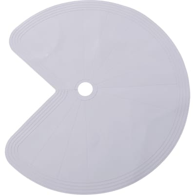 Cirkel Voorgesneden Plankbeschermer Siliconen Antislip Hittebestendig Cirkel Voorgesneden Mat voor Keukenkast grijze kleur