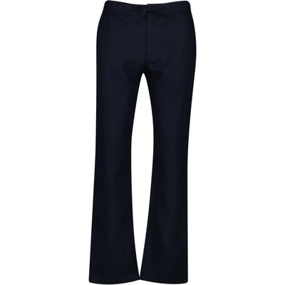 Gant Broek Solid Color Linnen Drawstring Avond Blauw / male