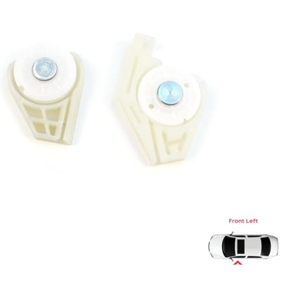 EWR5392+EWR1062 Reparatiehoek raammechanisme voor links voor Kabelrol Katrol Klemmen Pinnen Sets voor Fiat Doblo MK1 MPV Bestelwagen 119 223 2001-2010 51718404