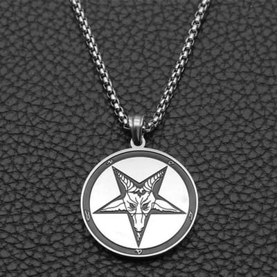 Nouveau Collier Pendentif Tendance en Acier Inoxydable pour Homme Accessoire Tempérament Cadeau black