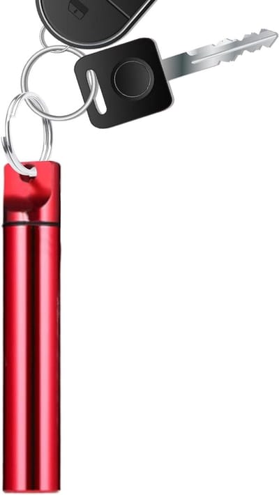 Tandenstokerhouder - Pocket container - Hygiënisch bewaren - Stofdicht vochtbestendig - 17 x 97 cm - Rood