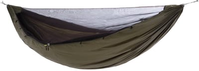 NOMAD® Hangmat Premium | Ritsbare Klamboe | Mug-bestendig | 330x147cm | Max 150KG | Incl ophangbenodigdheden