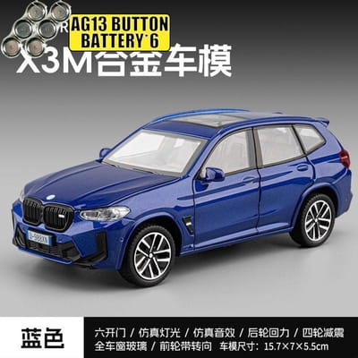 1:32 Bmw X3 M X3M G01 SUV de Luxe Allemand de Taille Moyenne Modèle Réduit en Métal Moulé Sous Pression Ornements Tendance pour la Maison et le Bureau Anniversaire
