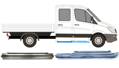 Reparatiepaneel set voor Mercedes Sprinter 2006-2018 / Rechts