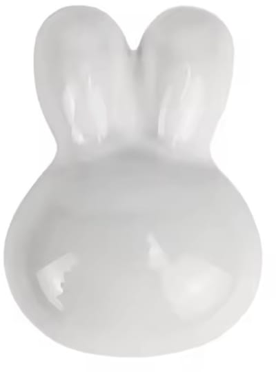 KimDo - Deurknop BabyKamer Commode Konijn - Wit 2 stuks - Deurknop - Kastknop - Lade knoppen - Meubelgreep - Handvaten - Kast - Lade - Babykamer