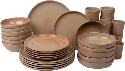 Kade 171 Maia serviesset 36-delig 6 personen - beige Portugees stoneware (zandkleurig)