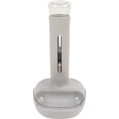 Hond Staande Waterdispenser Kom Automatische Afneembare Huisdier Drinkvoederbak voor Honden Katten 680ml white
