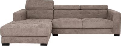 Tower Living - Brighton hoekbank 3-zits links - taupe