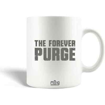 Mug en Céramique The Forever Purge Logo Gris