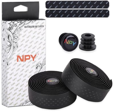 Cloudy - Stuurtape - Stuurlint - Antislip - PU+eva - Lengte: 200cm x 3cm x 3mm - Zwart