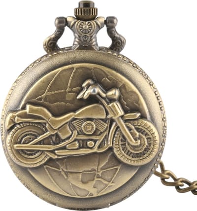 Fako Bijoux® - Zakhorloge - XXL - Bloem - Ø 47mm - Zilverkleurig