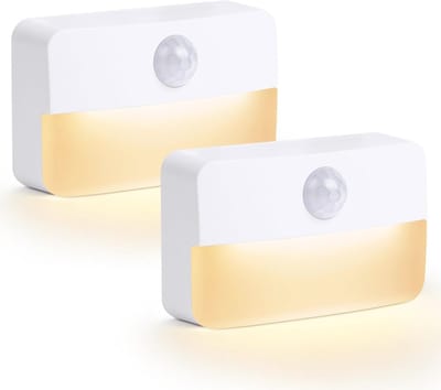 Led nachtlampje met bewegingssensor - 2 Stuks met auto on/off functie voor trap, hal, slaapkamer en keuken