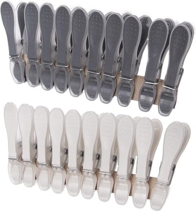 Wasknijpers Plastic 20 stuks - Set - Wasgoedknijpers - Knijpers voor Wasrek - Laundry