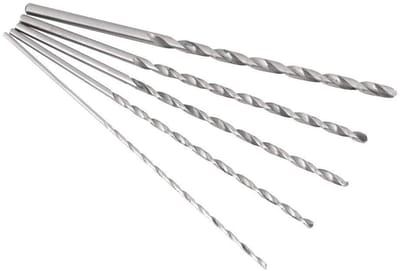 HSS Boorset 5-delig - Extra Lange Twist Boor 2-5mm voor Hout, Plastic en Aluminium