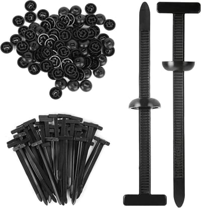 Heavy Duty Nylon Kabelbinders, 30 Stuks, Multifunctionele Zelfvergrendelende Kabelhouders voor Auto Reparatie en Organisatie