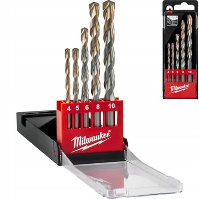 Set van 5 Betonboorbeitels voor Hoge Prestaties