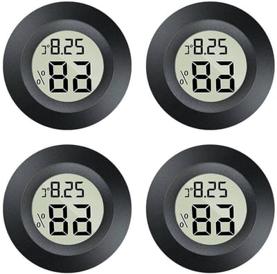 Mini 2-in-1 Thermometer en Hygrometer - Digitale Temperatuur- en Vochtigheidsmeter voor Binnen en Buiten, Ideaal voor Kassen en Kelders