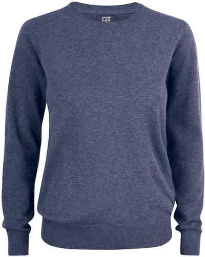 Cutter & Buck Oakville Crewneck Dames 355417 - Navy Melange - S