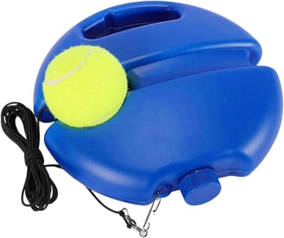 Tennis Rebounder - Tennistrainer Set - Tennisvaardigheden Verbeteren - Draagbaar met Antislip Basis - 21 x 21 x 5 cm