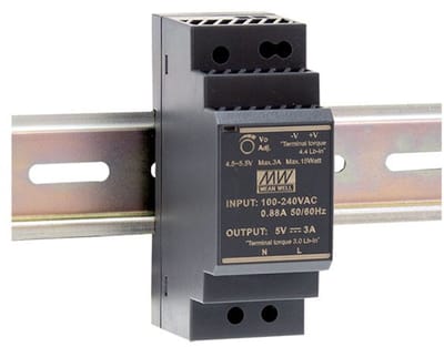 Mean Well HDR-30-24 DIN-rail netvoeding 24 V/DC 1.5 A 36 W Aantal uitgangen: 1 x Inhoud: 1 stuk(s)