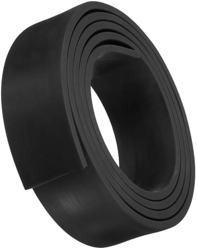 Neopreen Rubberplaat Rol 40mm x 5mm x 1.5m, Duurzame Rubberstrip voor DIY, Afdichtingen en Weerbestendige Toepassingen in Zwart
