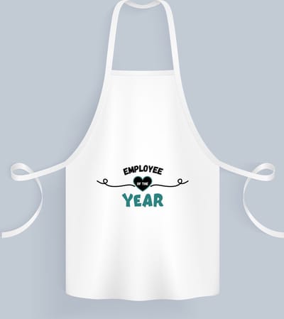 Akyol - employee of the year Keukenschort - Collega - werknemers - werknemer van het jaar - collega's - verjaardag - geschenk - kado - bedankje - 82 bij 71 cm