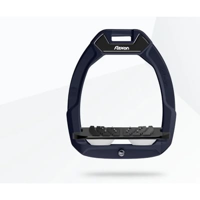 Veiligheidsstijgers Paardrijden Incliné Ultra Grip Blauw/Zwart/Wit Flex-On Safe-On