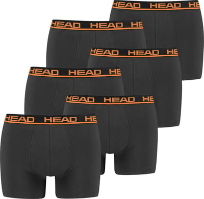 BOXERS Set van 6 Head Basic Boxerbroeken voor heren, Shorts, ondergoed, ondergoed