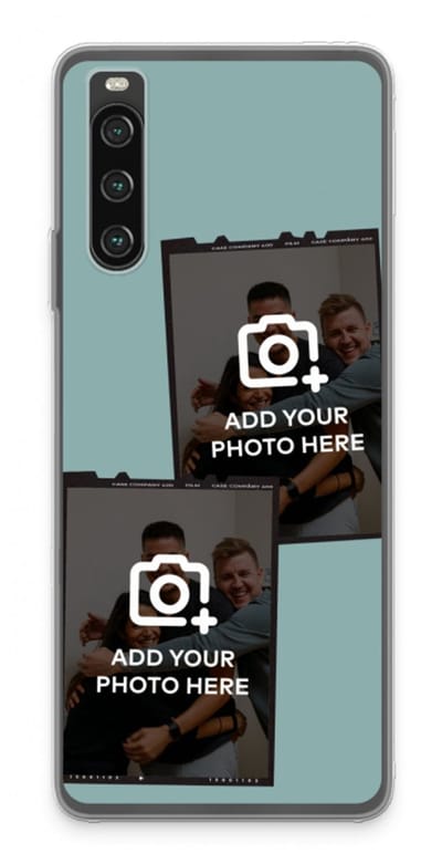 Gepersonaliseerd - Case Company® - Hoesje geschikt voor Sony Xperia 10 IV hoesje - Polaroid Zwart - Soft Cover Telefoonhoesje - Bescherming aan alle Kanten en Schermrand