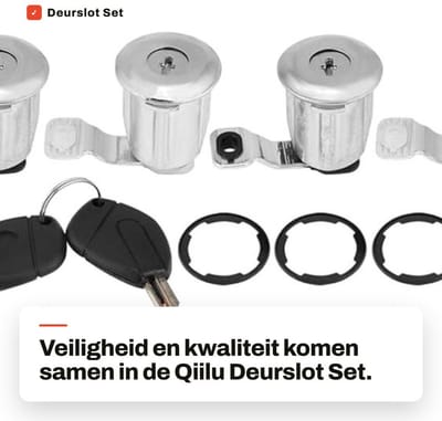 Dailygoods- Deurslotset - Cilinderslot - Deurslot met sleutel - Deursloten - Deurslot buitendeur - Deurslot binnendeur