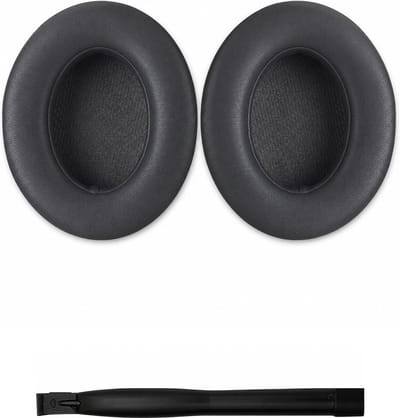 Set Oorkussens voor Beats Koptelefoon - Studio 2 / Studio 3 Oorkussen - Studio Wired / Studio Wireless / Studio 2 / Studio 3 Wireless - Kunstleer met Traagschuim - Zwart