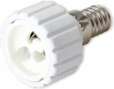 Omvormer Converter Verloopfitting - E14 naar GU10 - Wit