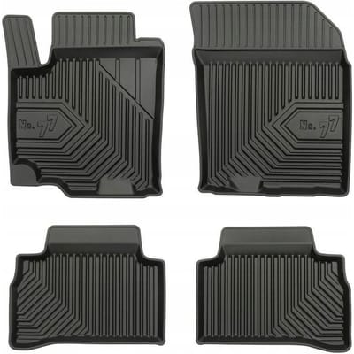 Frogum No.77 - Automatten set - Geschikt voor Suzuki Vitara II 2015-2018 - TPE Rubber - 4-delig - Zwart