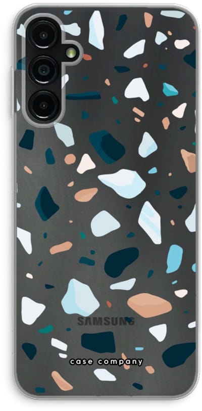 Case Company® - Hoesje geschikt voor Samsung Galaxy A14 hoesje - Terrazzo N°13 - Soft Cover Telefoonhoesje - Bescherming aan alle Kanten en Schermrand