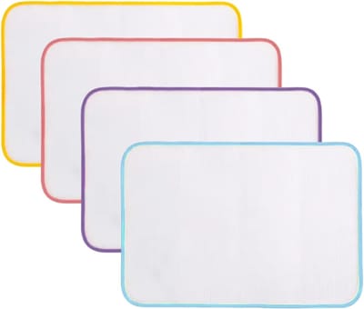 Strijkdoek Set - Hittebestendig Doek - Kreukvrij Strijken - Non-stick Coating - 60x40 cm - Wit