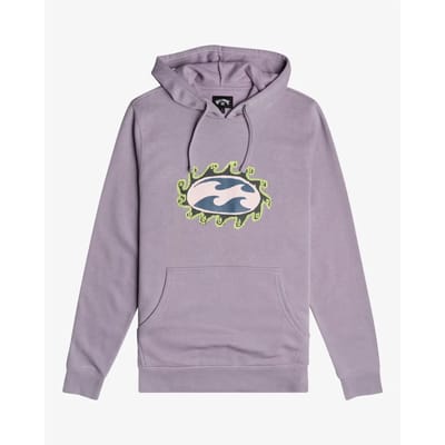 Billabong Crayon Wave Hoodie Paars M Man