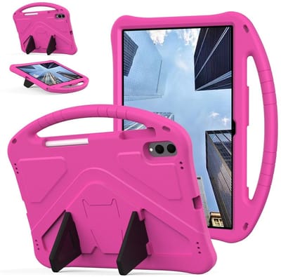 Coverup Tablethoes geschikt voor Samsung Galaxy Tab S11 Ultra Hoesje - ShockProof Kids Case - Roze