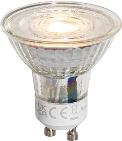 LUEDD GU10 50mm dimbare LED lampen helder 4.5W 365 lm 2700K