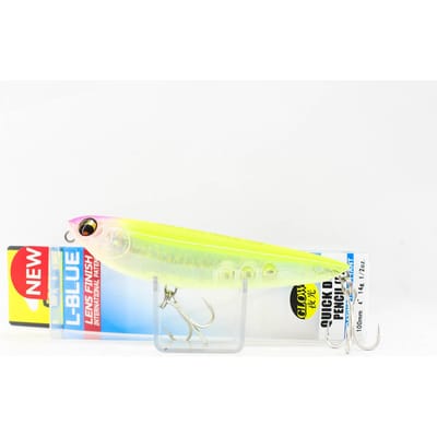 Yo Zuri Duel L Blue Quick Dog Pencil 100F Drijvend kunstaas F1225-HLCL (0605)