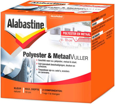Alabastine - Polyester & Metaal Vuller - 300 G