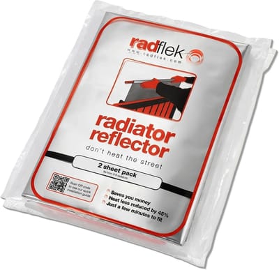 Warmtereflectie Folie voor Radiator - Energiebesparend Set voor 4 Radiatoren - Hitte Terugkaatsend Isolatiemateriaal