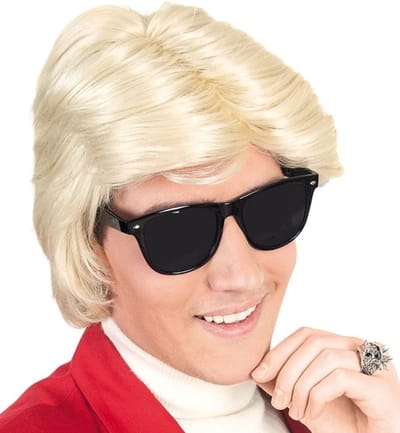 Pruik Heini - Blond - schlagerzanger