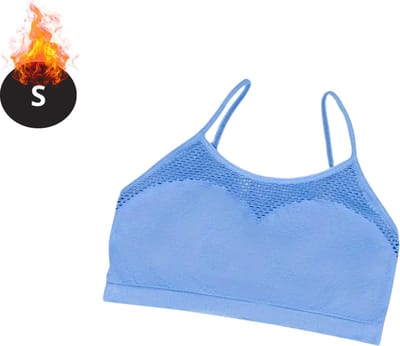 Bovista BH Zonder Beugel - Zonder Bandjes - Push-up Bh's - Comfort Beha - Comfortabel - Sexy - Lichtblauw - Maat S