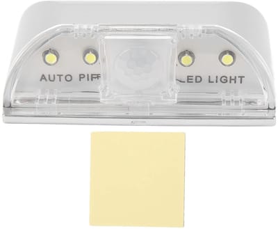 Allecto - Deursleutelgat Bewegingsmelder - LED-sleutelgatlamp - Batterijwerking - Wit - Slimme verlichting - Ideaal voor toiletten, gangen en trappen